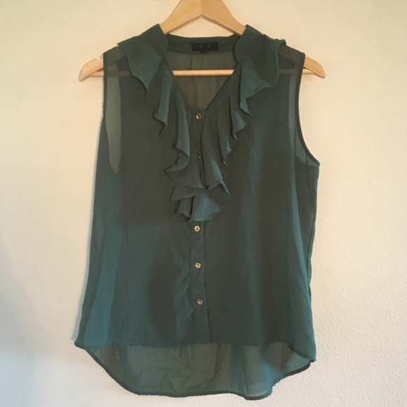 Tops - 50% OFF BUNDLES - Ruffle Button  Blouse